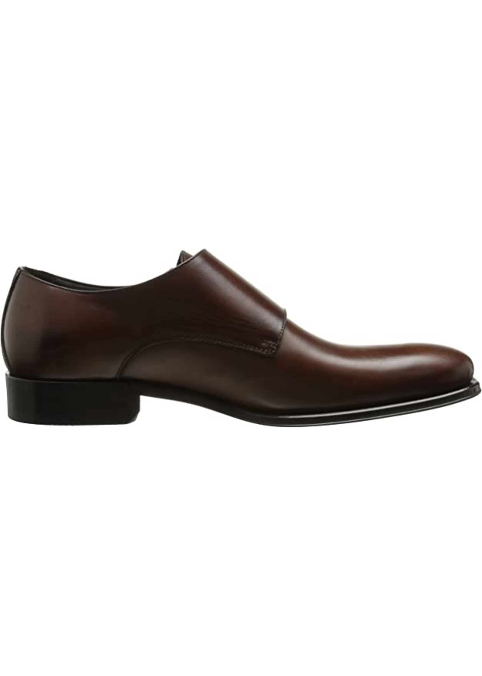To Boot New York To Boot New York Brown Leather Double-Monk Loafer, 10.5M