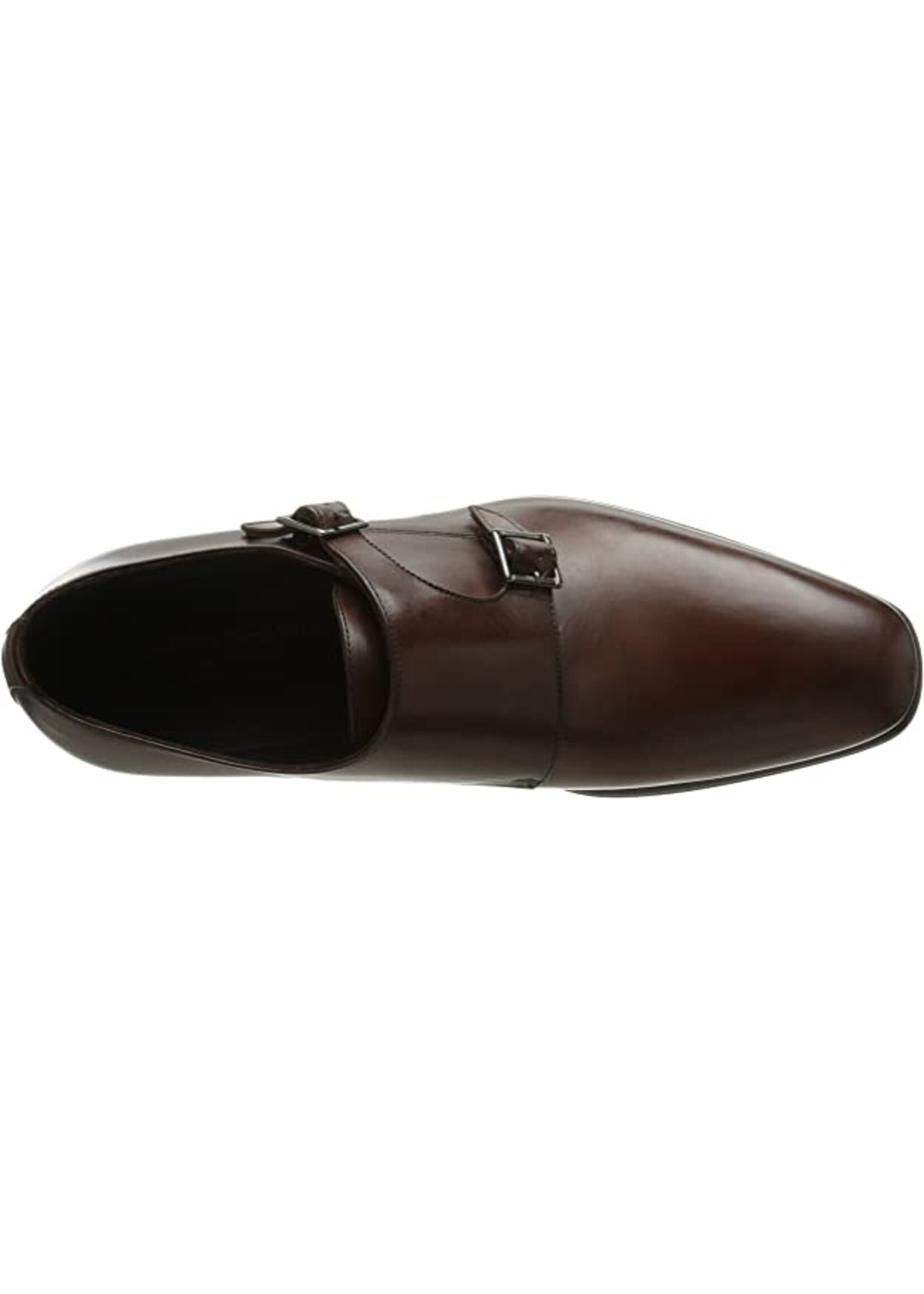 To Boot New York To Boot New York Brown Leather Double-Monk Loafer, 10.5M