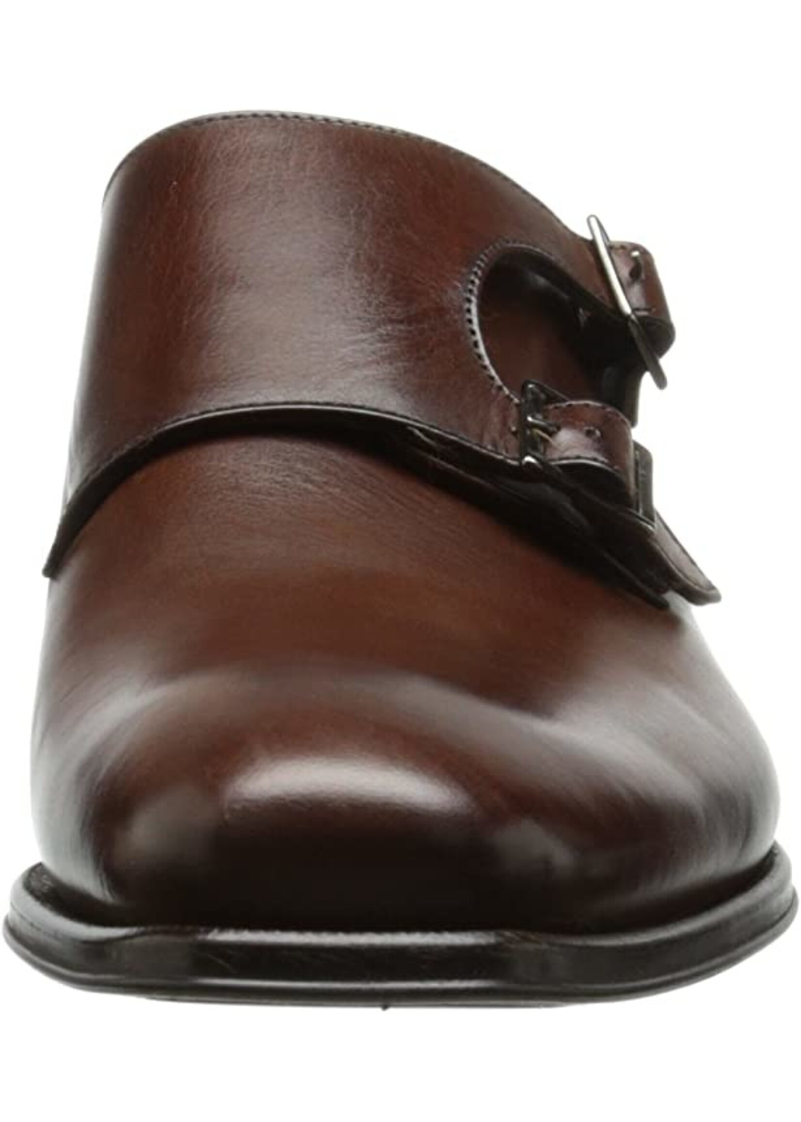 To Boot New York To Boot New York Brown Leather Double-Monk Loafer, 10.5M