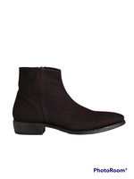 John Varvatos Plaid Ankle Boots