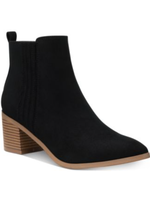 sun stone SUN + Stone Black Women's Booties, 8.5