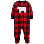 Carter’s Carter’s Infant Polar Bear Buffalo Plaid, Pajamas, 3M