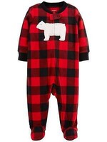 Carter’s Carter’s Infant Polar Bear Buffalo Plaid, Pajamas, 3M