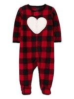 Carter’s Carter's Fleece Heart Buffalo Plaid Pajamas