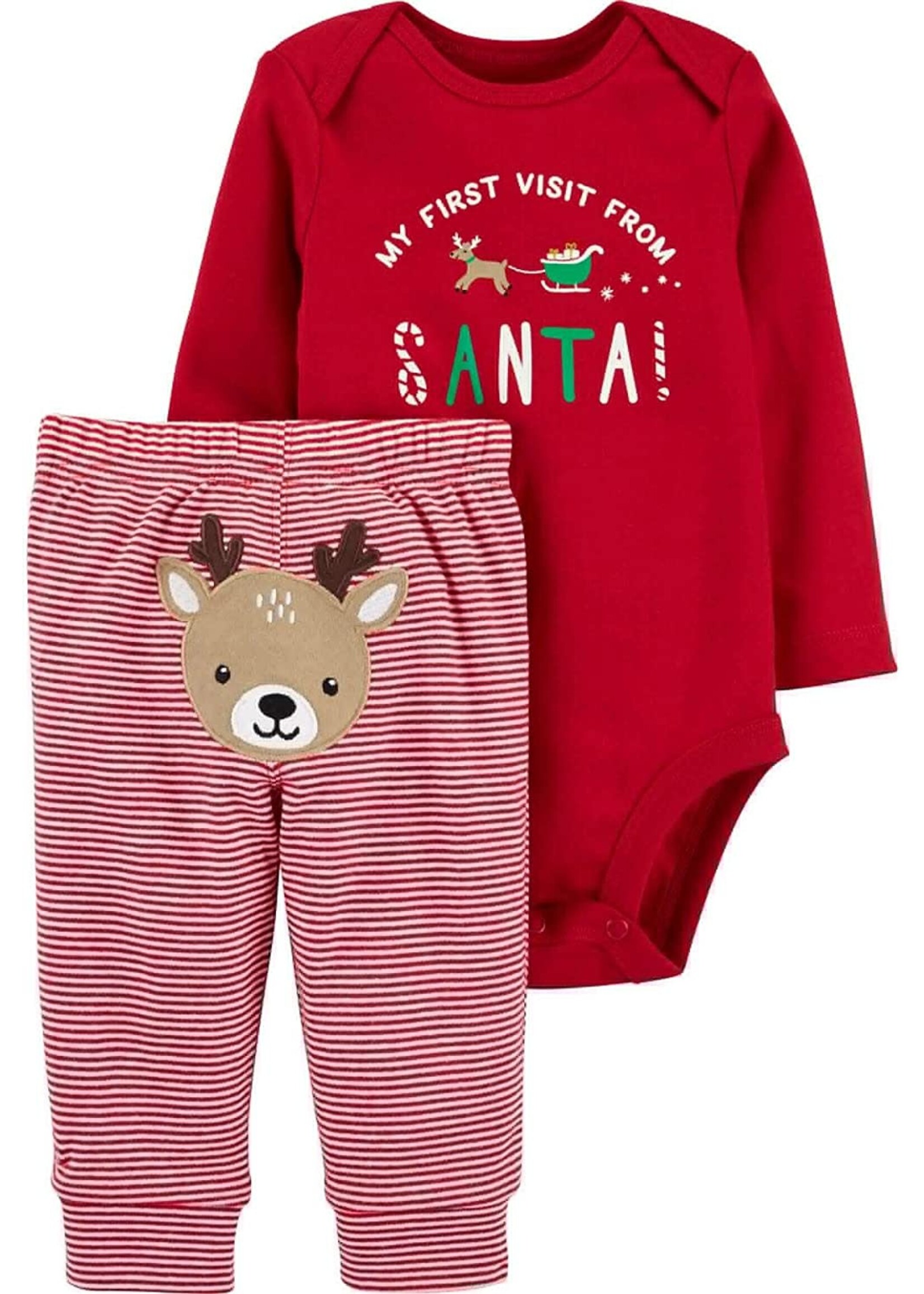 Carter’s Carter's My First Visit from Santa Top, 3m