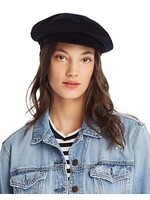 helene berman Helene Berman London Navy Cord Newsboy Hat, OS