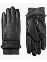 Isotoner Isotoner Men's Faux Leather Sleekheat Gloves, XL