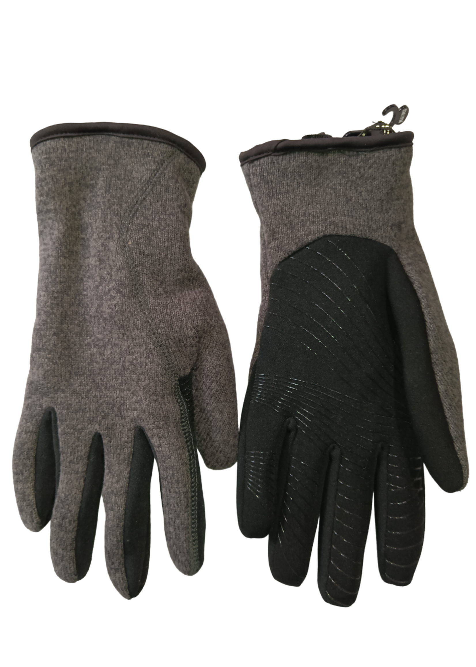 UR UR Men's Charcoal Grey Gloves, S/M