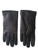 Bloomingdales Bloomingdale's Men's Black Leather Gloves