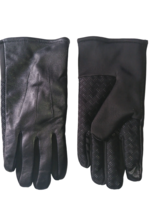 Bloomingdales Bloomingdale's Men's Black Leather Gloves, XL