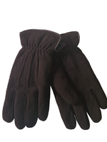 Bloomingdales Bloomingdale's Men's Brown Leather Thermolite Gloves, XL