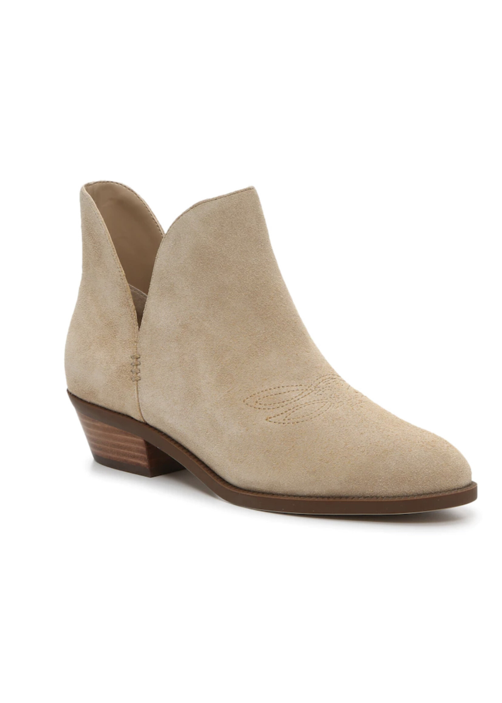 Ralph Lauren Sand Suede Ankle Booties, 7.5