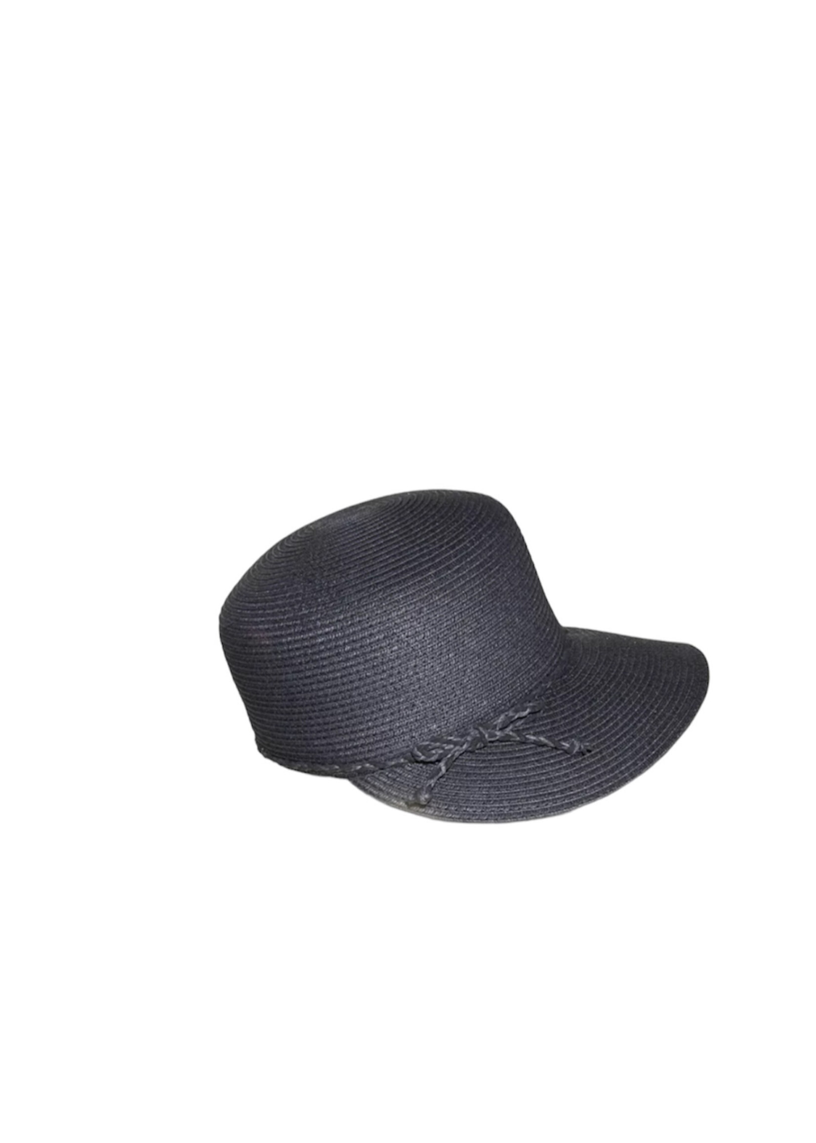 Nine West Nine West Black Framer Sun Visor hat