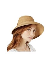 INC INC Tan Adjustable Sun Visor with Bow