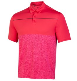 Under Armour Men's Quick Dry Polo - Knock Out Red Heather XL
