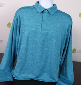 Under Armour Men's Long Sleeve Polo - Sky Blue Heather