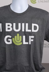 Range Golf Unisex I Build Golf Tee - Vintage Heavy Metal