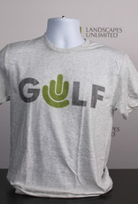 Range Golf Unisex Golf Tee - Light Grey/Grey Letters S