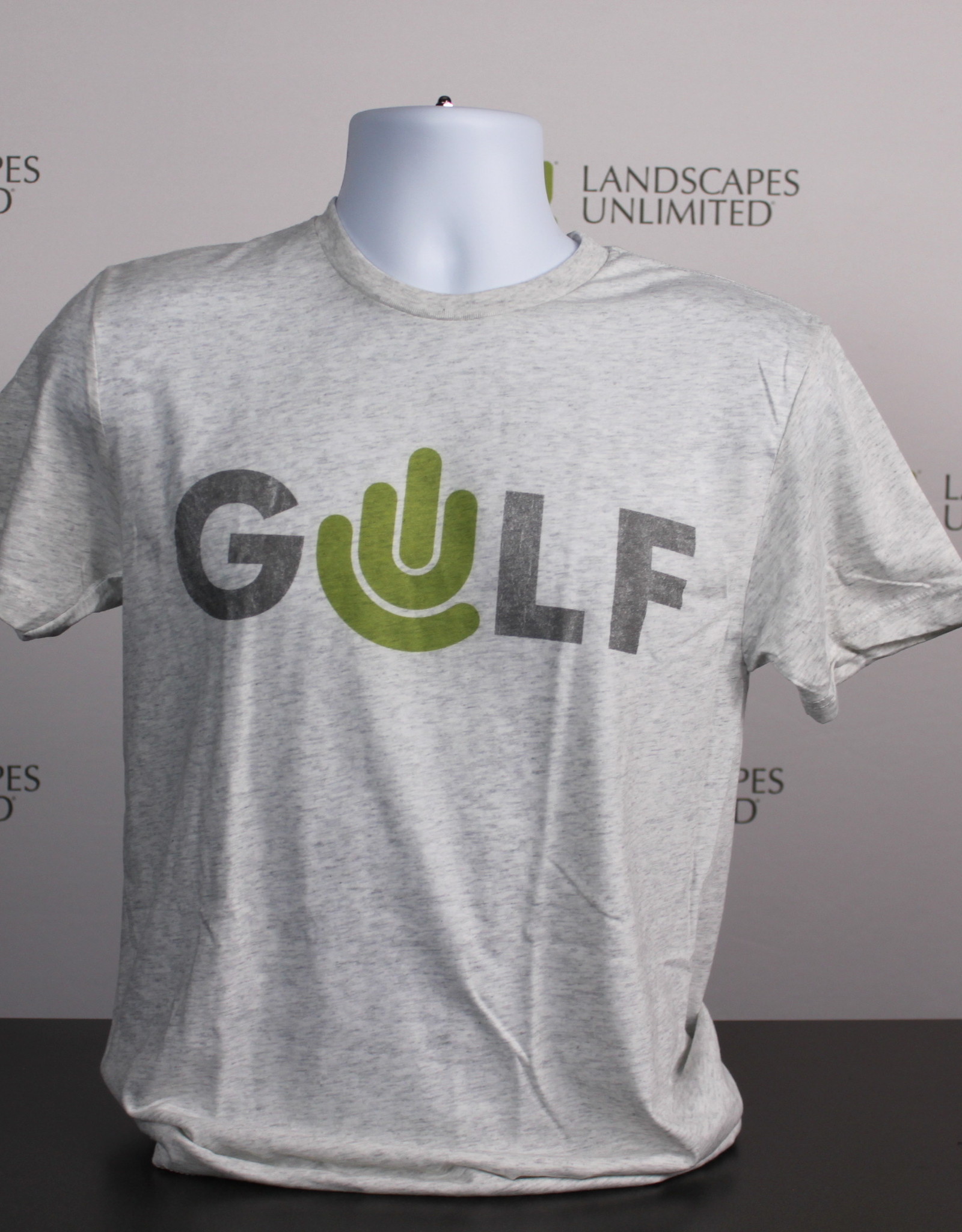 Range Golf Unisex Golf Tee - Light Grey/Grey Letters S