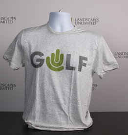 Range Golf Unisex Golf Tee - Light Grey/Grey Letters S