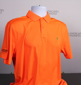Under Armour Men's Polo Shirt - Spark Orange Waffled