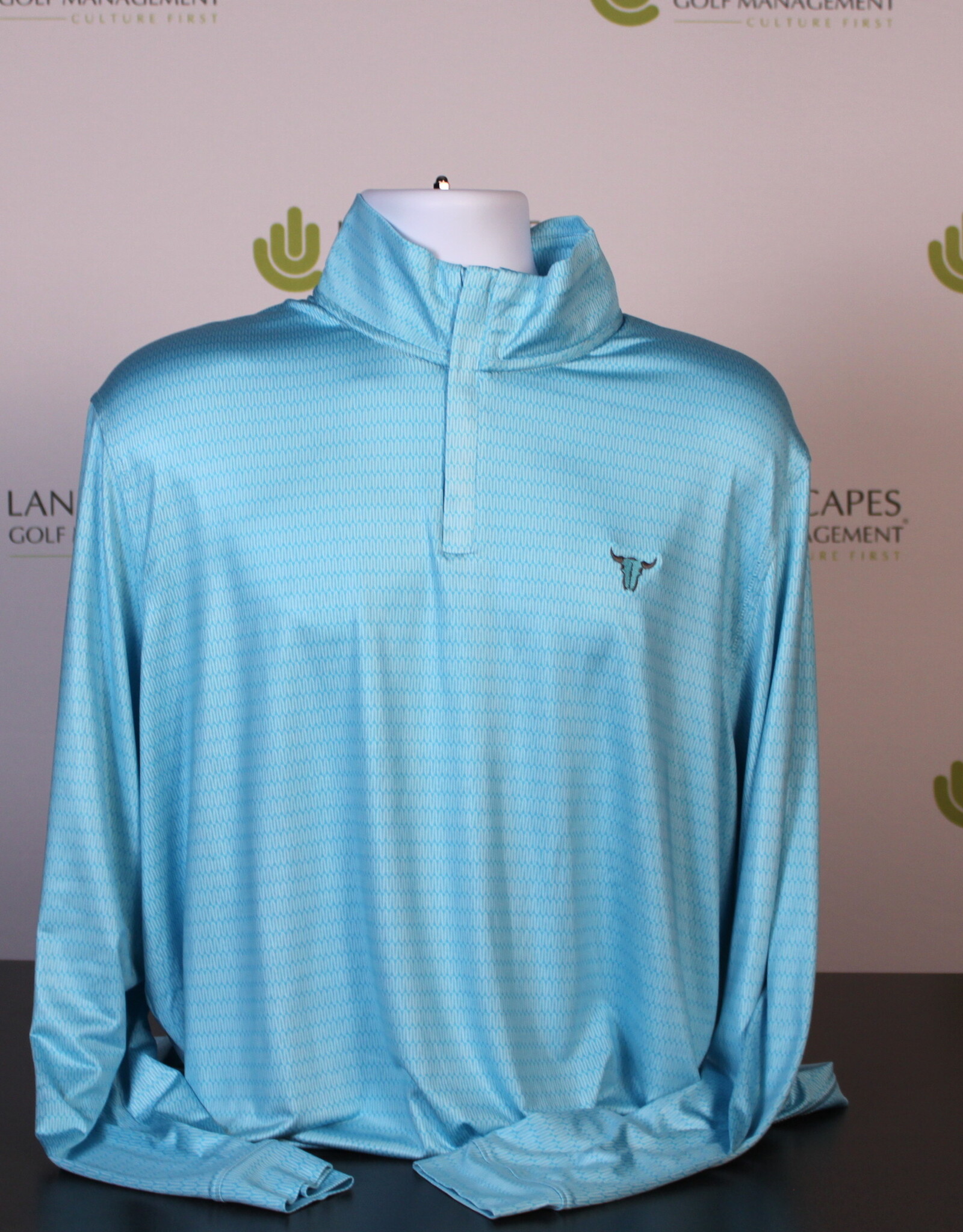 Under Armour Men's 1/4 Zip - Aqua XL