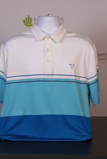 Under Armour Men's Polo Shirt - Blue/White XL