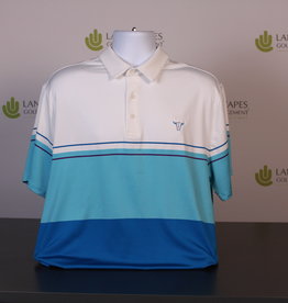 Under Armour Men's Polo Shirt - Blue/White XL