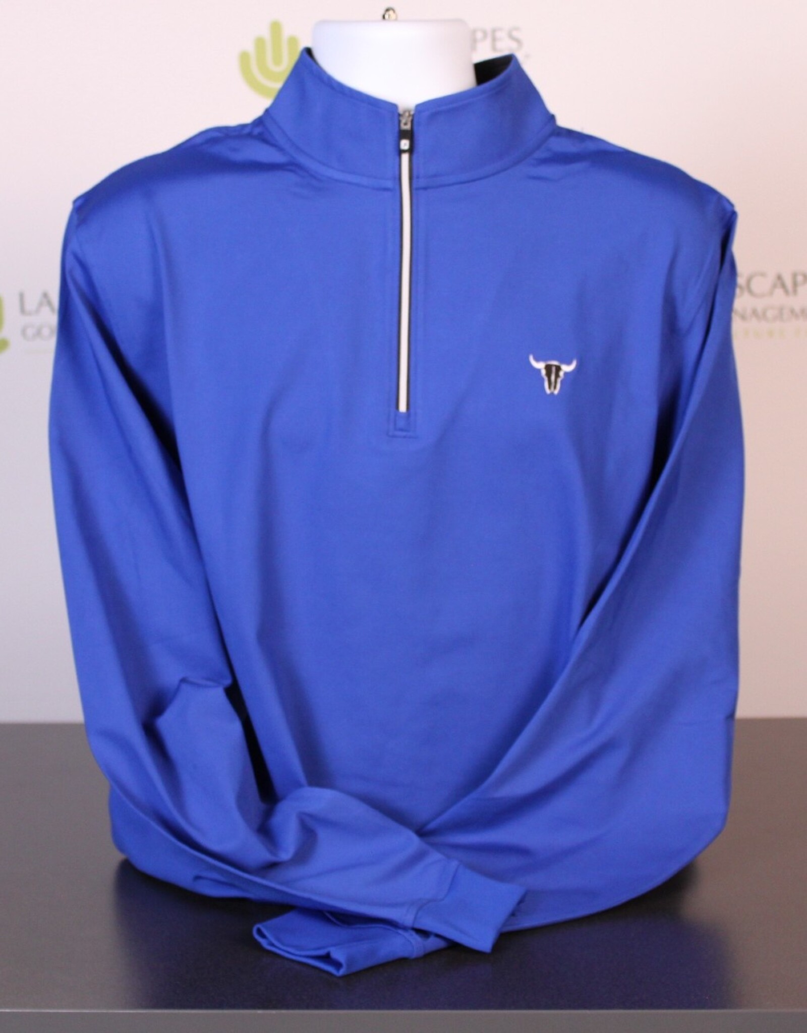 FootJoy Men's 1/4 Zip Pullover - Royal Blue L