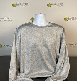 Bobby Jones Men's Midlayer Crewneck - Grey Heather 3XL