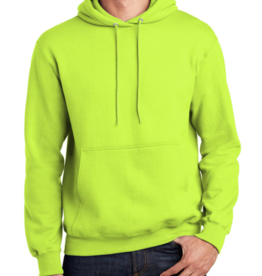 Port & Company Unisex Pullover Hoodie HI-Vis - Neon Yellow