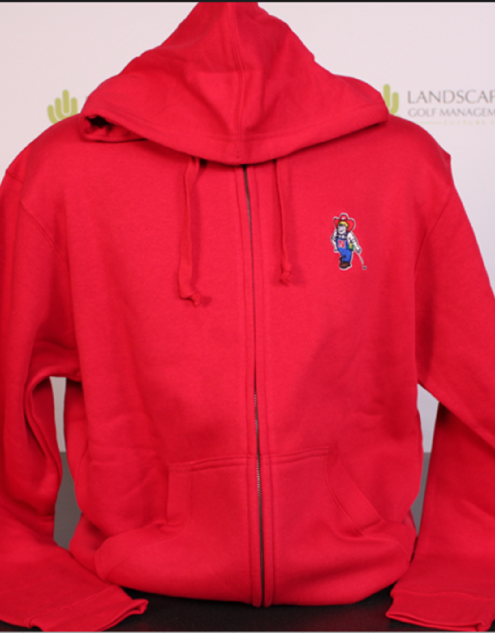 Gear for Sports Men's Full Zip Hoodie - Classic Red