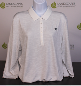 Callaway Women's 3/4 Sleeve - Heathered Brilliant White