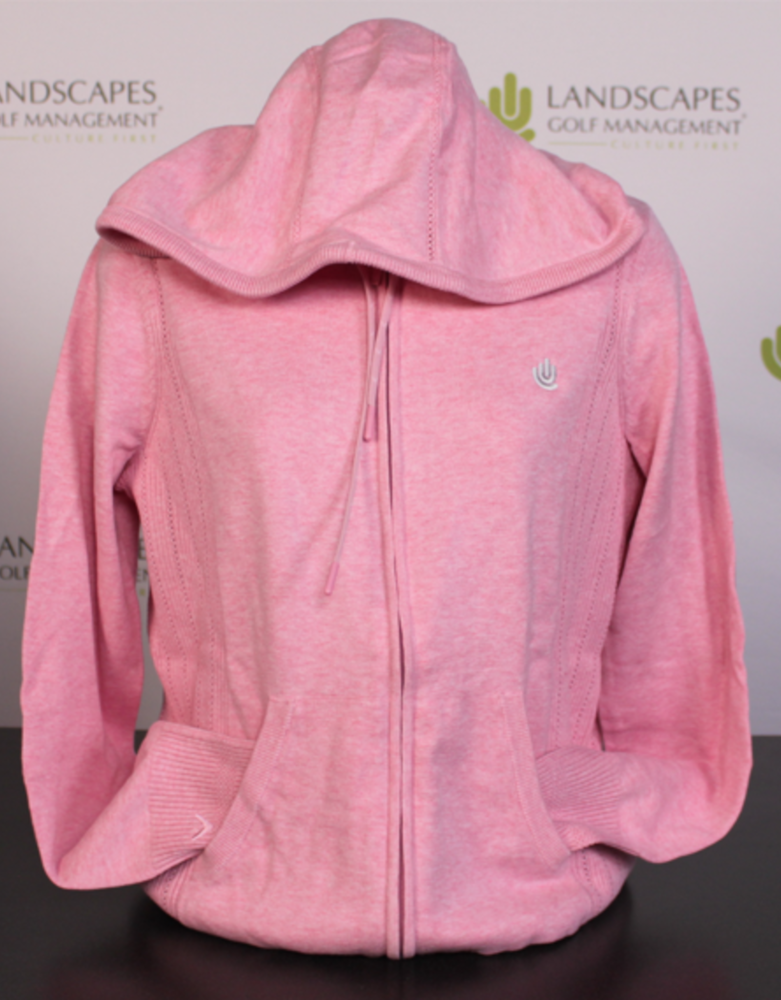 Callaway Women's Full Zip Hoodie Sweater - Pink Nectar