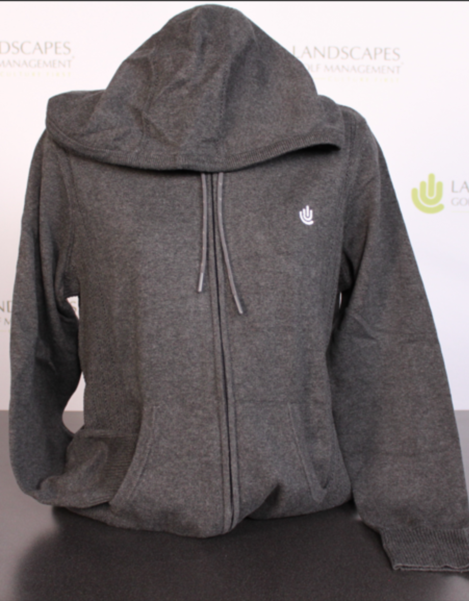 Callaway Women's Full Zip Hoodie Sweater - Charcoal