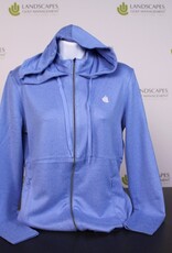 Greg Norman Collection Women's Full Zip Hoodie - Periwinkle Heather