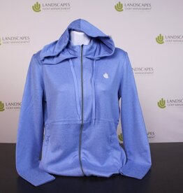 Greg Norman Collection Women's Full Zip Hoodie - Periwinkle Heather