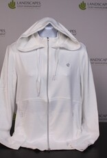 Greg Norman Collection Women's Full Zip Hoodie - White