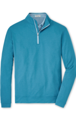 Peter Millar Men's 1/4 Zip - Jasper Blue