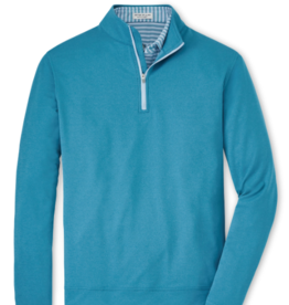 Peter Millar Men's 1/4 Zip - Jasper Blue