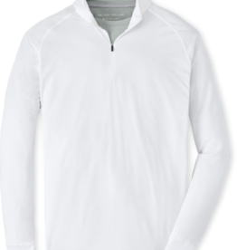 Peter Millar Men's 1/4 Zip - Arctic White