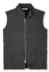 Peter Millar Crown Sweater Fleece Vest - Iron Color