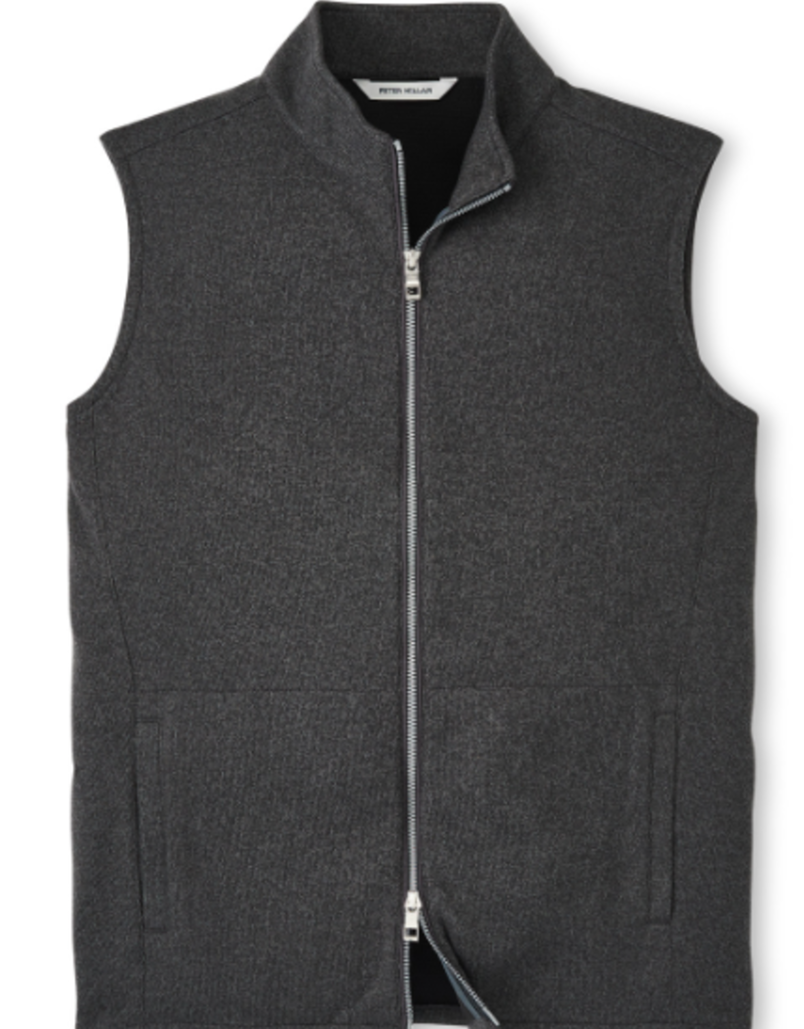 Peter Millar Crown Sweater Fleece Vest - Iron Color