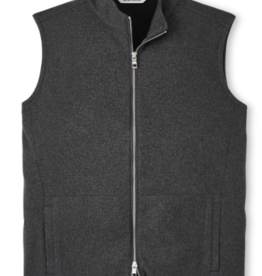 Peter Millar Crown Sweater Fleece Vest - Iron Color