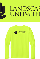 Port & Company Unisex Long Sleeve UPF50 Hi-Vis Shirt - Neon Yellow