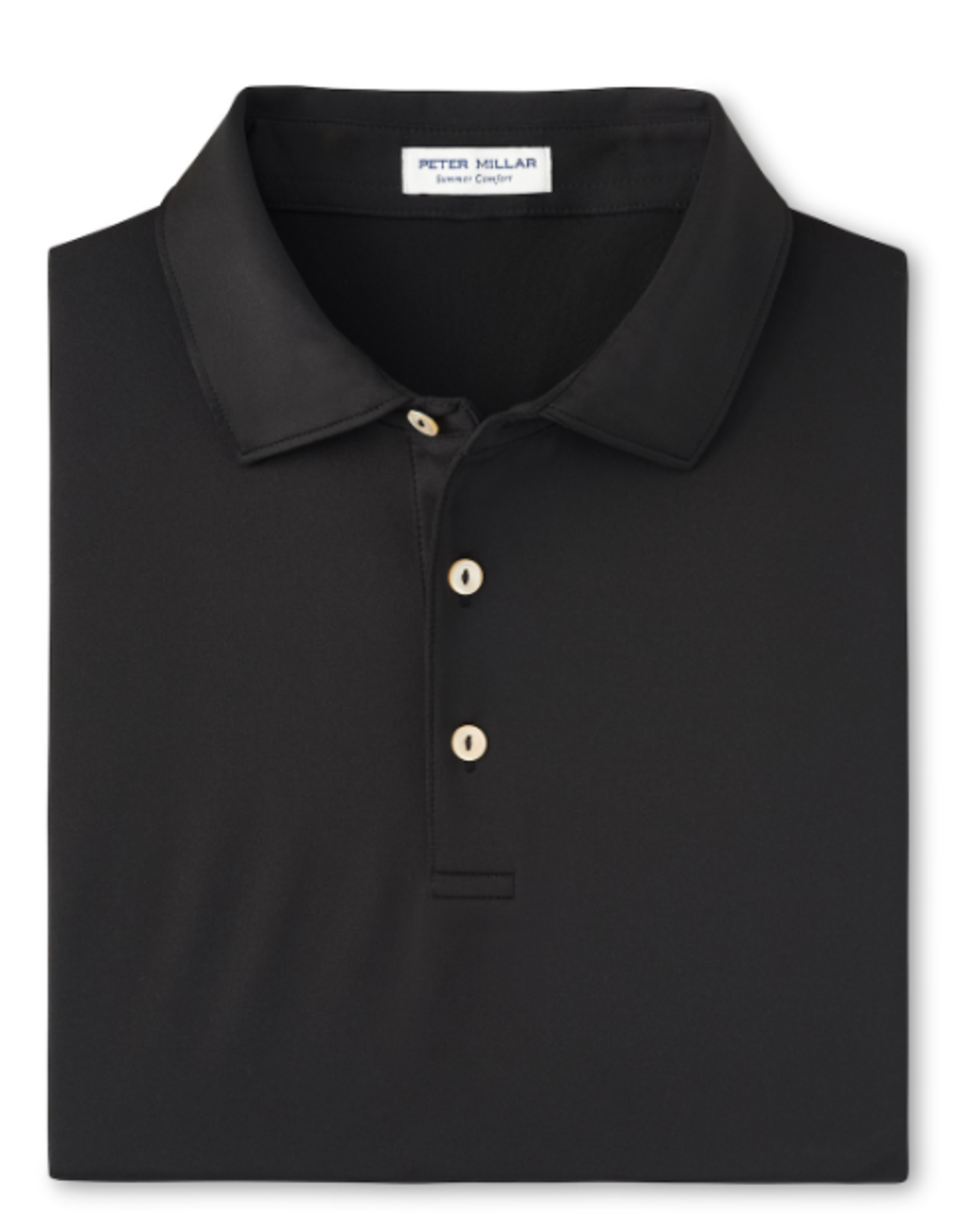 Peter Millar Summer Comfort Polo - Black - ME0EK01S