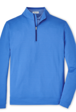 Peter Millar Peter Millar - Perth Melange Performance Quarter-Zip - Mako Blue