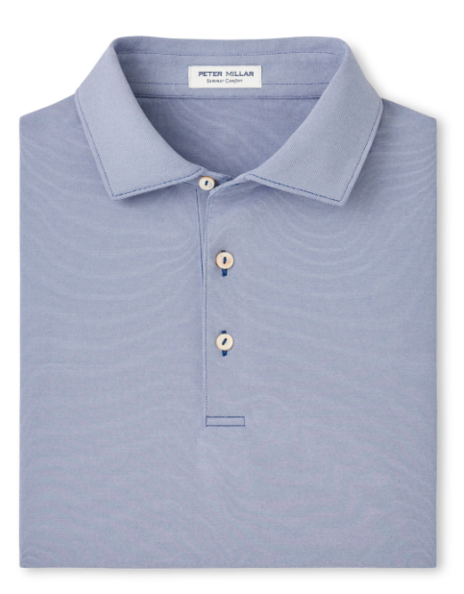 Peter Millar Summer Comfort Andover Performance Jersey Polo - Sport Navy