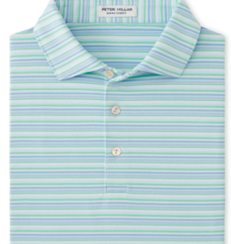 Peter Millar Summer Comfort Atrium Performance Jersey Polo - Pale Blue