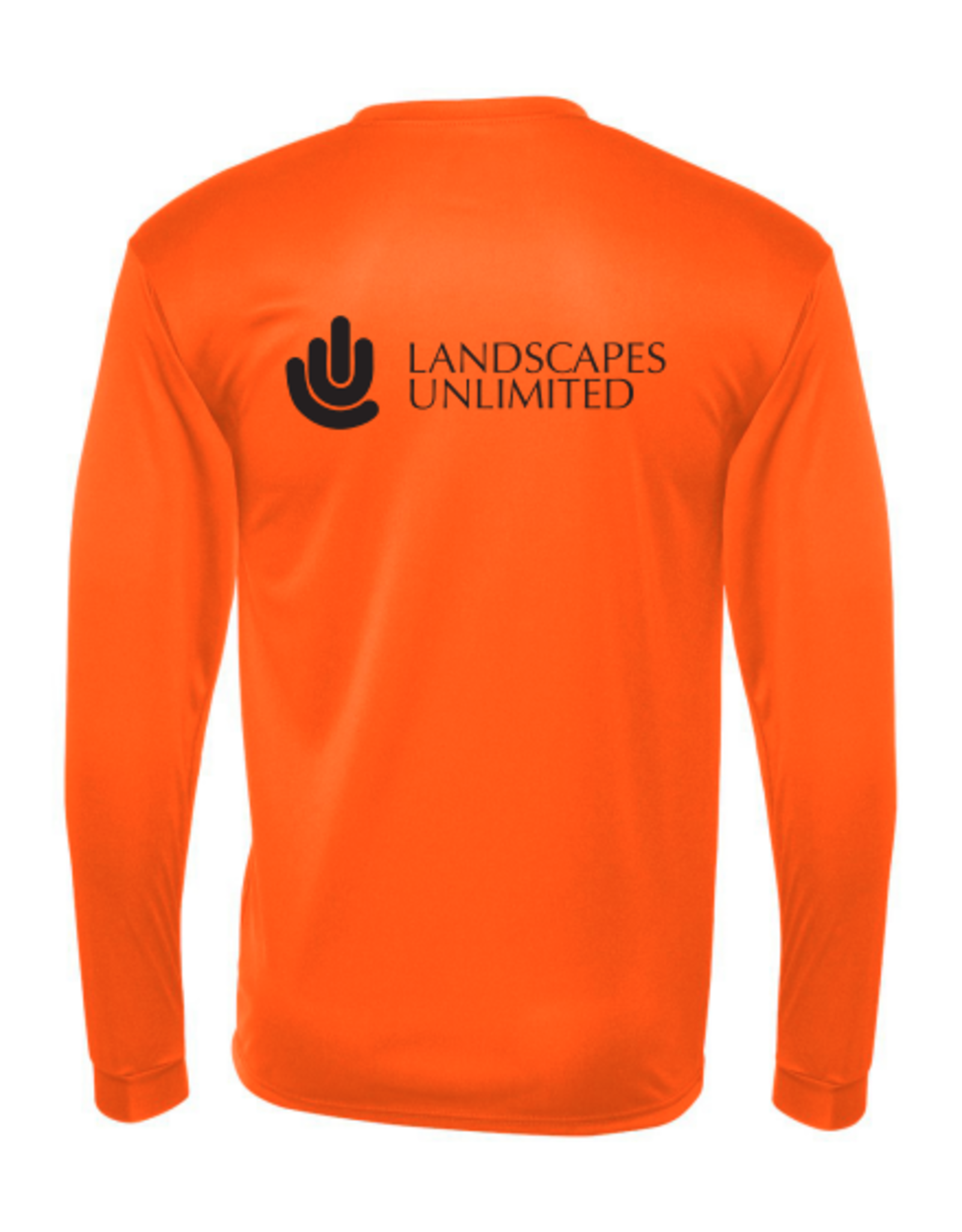 Port & Company Unisex Long Sleeve UPF50 Hi-Vis Shirt - Safety Orange